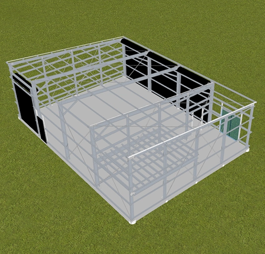 Custom Shed 3D Design